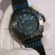 Perfect Replica Panerai Luminor Submersible PAM 00960 Black Steel Case Blue Leather 47mm Watch (2)_th.jpg